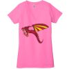Ladies' Jersey Short-Sleeve Deep V-Neck T-Shirt Thumbnail