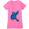 Ladies' Jersey Short-Sleeve Deep V-Neck T-Shirt Thumbnail