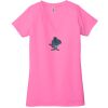 Ladies' Jersey Short-Sleeve Deep V-Neck T-Shirt Thumbnail