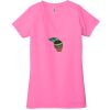 Ladies' Jersey Short-Sleeve Deep V-Neck T-Shirt Thumbnail