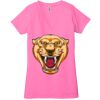 Ladies' Jersey Short-Sleeve Deep V-Neck T-Shirt Thumbnail