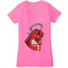 Ladies' Jersey Short-Sleeve Deep V-Neck T-Shirt Thumbnail