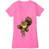 Ladies' Jersey Short-Sleeve Deep V-Neck T-Shirt Thumbnail