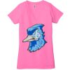 Ladies' Jersey Short-Sleeve Deep V-Neck T-Shirt Thumbnail