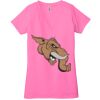 Ladies' Jersey Short-Sleeve Deep V-Neck T-Shirt Thumbnail