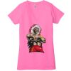 Ladies' Jersey Short-Sleeve Deep V-Neck T-Shirt Thumbnail
