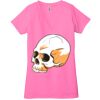 Ladies' Jersey Short-Sleeve Deep V-Neck T-Shirt Thumbnail