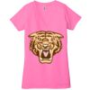 Ladies' Jersey Short-Sleeve Deep V-Neck T-Shirt Thumbnail