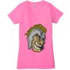 Ladies' Jersey Short-Sleeve Deep V-Neck T-Shirt Thumbnail