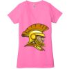 Ladies' Jersey Short-Sleeve Deep V-Neck T-Shirt Thumbnail