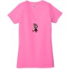 Ladies' Jersey Short-Sleeve Deep V-Neck T-Shirt Thumbnail