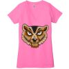 Ladies' Jersey Short-Sleeve Deep V-Neck T-Shirt Thumbnail