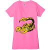 Ladies' Jersey Short-Sleeve Deep V-Neck T-Shirt Thumbnail