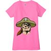 Ladies' Jersey Short-Sleeve Deep V-Neck T-Shirt Thumbnail