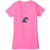 Ladies' Jersey Short-Sleeve Deep V-Neck T-Shirt Thumbnail