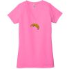Ladies' Jersey Short-Sleeve Deep V-Neck T-Shirt Thumbnail