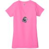 Ladies' Jersey Short-Sleeve Deep V-Neck T-Shirt Thumbnail