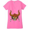 Ladies' Jersey Short-Sleeve Deep V-Neck T-Shirt Thumbnail