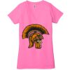 Ladies' Jersey Short-Sleeve Deep V-Neck T-Shirt Thumbnail