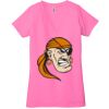 Ladies' Jersey Short-Sleeve Deep V-Neck T-Shirt Thumbnail