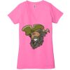 Ladies' Jersey Short-Sleeve Deep V-Neck T-Shirt Thumbnail