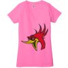 Ladies' Jersey Short-Sleeve Deep V-Neck T-Shirt Thumbnail
