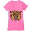Ladies' Jersey Short-Sleeve Deep V-Neck T-Shirt Thumbnail