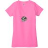 Ladies' Jersey Short-Sleeve Deep V-Neck T-Shirt Thumbnail