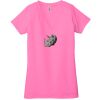 Ladies' Jersey Short-Sleeve Deep V-Neck T-Shirt Thumbnail