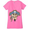 Ladies' Jersey Short-Sleeve Deep V-Neck T-Shirt Thumbnail