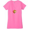 Ladies' Jersey Short-Sleeve Deep V-Neck T-Shirt Thumbnail