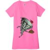Ladies' Jersey Short-Sleeve Deep V-Neck T-Shirt Thumbnail