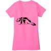 Ladies' Jersey Short-Sleeve Deep V-Neck T-Shirt Thumbnail
