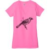 Ladies' Jersey Short-Sleeve Deep V-Neck T-Shirt Thumbnail