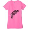 Ladies' Jersey Short-Sleeve Deep V-Neck T-Shirt Thumbnail