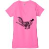 Ladies' Jersey Short-Sleeve Deep V-Neck T-Shirt Thumbnail