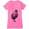 Ladies' Jersey Short-Sleeve Deep V-Neck T-Shirt Thumbnail