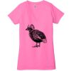 Ladies' Jersey Short-Sleeve Deep V-Neck T-Shirt Thumbnail