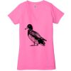 Ladies' Jersey Short-Sleeve Deep V-Neck T-Shirt Thumbnail