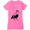 Ladies' Jersey Short-Sleeve Deep V-Neck T-Shirt Thumbnail