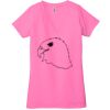 Ladies' Jersey Short-Sleeve Deep V-Neck T-Shirt Thumbnail