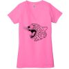 Ladies' Jersey Short-Sleeve Deep V-Neck T-Shirt Thumbnail