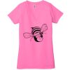 Ladies' Jersey Short-Sleeve Deep V-Neck T-Shirt Thumbnail