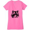 Ladies' Jersey Short-Sleeve Deep V-Neck T-Shirt Thumbnail