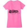 Ladies' Jersey Short-Sleeve Deep V-Neck T-Shirt Thumbnail