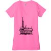 Ladies' Jersey Short-Sleeve Deep V-Neck T-Shirt Thumbnail