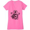 Ladies' Jersey Short-Sleeve Deep V-Neck T-Shirt Thumbnail