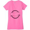 Ladies' Jersey Short-Sleeve Deep V-Neck T-Shirt Thumbnail