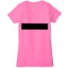Ladies' Jersey Short-Sleeve Deep V-Neck T-Shirt Thumbnail