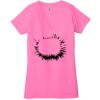 Ladies' Jersey Short-Sleeve Deep V-Neck T-Shirt Thumbnail
